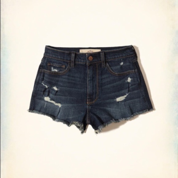 Hollister High-Rise Vintage Ripped Dark Wash - Picture 3 of 8